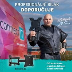 Connect IT nástěnný držiak na obrazovky 13-27", čierny