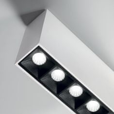 Ideal Lux LED Stropné bodové svietidlo Ideal Lux Lika 10W Surface BK 244884 1100lm 3000K IP20 čierne