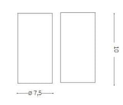 Ideal Lux LED Stropné svietidlo Ideal Lux Nitro Round Bianco 205991 okrúhle biele 10W 900lm