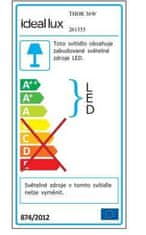 Ideal Lux LED Vonkajší lineárny projektor Ideal Lux THOR 36W 261355 36W 3900m 3000K IP65 100cm antracitové