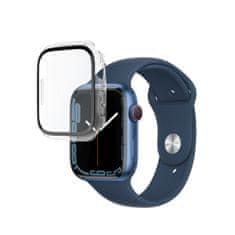 FIXED Ochranné puzdro Pure s temperovaným sklom pre Apple Watch 45 mm FIXPUW-818, číre