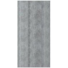 Vidaxl Skriňa na topánky, drevotrieska, 92x30x67,5 cm, betónová sivá