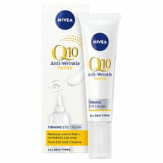 Nivea Zpevňující očný krém proti vráskam Q10 Power 15 ml