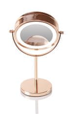 RIO Obojstranné kozmetické zrkadlo (Rose Gold Mirror)