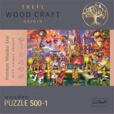 Trefl Wood Craft Origin puzzle Čarovný svet 501 dielikov