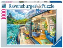 Ravensburger Puzzle Ubytovanie na tropickom ostrove 1000 dielikov