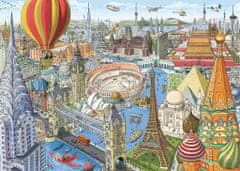 Ravensburger Puzzle Cesta okolo sveta za 80 dní 1000 dielikov