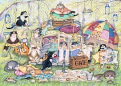 Ravensburger Puzzle Crazy Cats: Lenivé letné popoludnie 1000 dielikov
