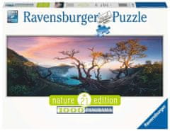 Ravensburger Panoramatické puzzle Sírnaté jazero na kopci Ijen, Jáva 1000 dielikov