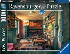 Ravensburger Puzzle Stratené miesta: Záhadná hradná knižnica 1000 dielikov