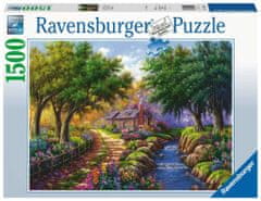 Ravensburger Puzzle Domček pri rieke 1500 dielikov