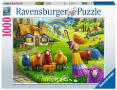 Ravensburger Puzzle Obchod s vlnou Šťastná ovečka 1000 dielikov
