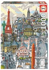 EDUCA Puzzle Paríž 1000 dielikov