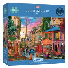 Gibsons Puzzle Západ slnka nad Parížom 1000 dielikov