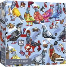 Gibsons Puzzle Holuby z Británie 1000 dielikov