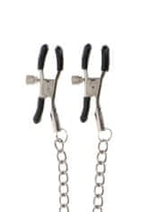 taboom TABOOM Nipple Play Adjustable Clamps with Chain (Silver)