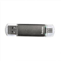 laeta Twin FlashPen, USB 2.0, 64 GB, 10 MB/s, šedý