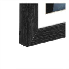 HAMA rámček drevený OSLO, čierna, 30x40 cm