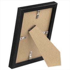 HAMA rámček drevený OSLO, čierny, 10x15 cm
