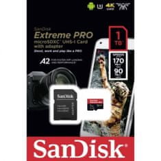 HAMA SanDisk Extreme Pro microSDXC 1 TB 170 MB/s A2 C10 V30 UHS-I U3, adapter