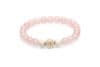 Náramok s korálkami Rose Bracelet ružový XS = 15 - 16 cm