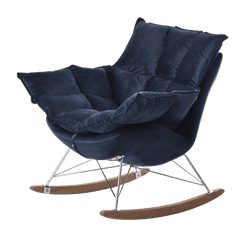 Miloo Home Hojdacie Kreslo Lieslie Navy Blue 90X102X85 Cm