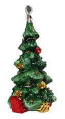 Miloo Home Ručne Zdobená Sklenená Ozdoba Zelený Vianočný Stromček 15Cm
