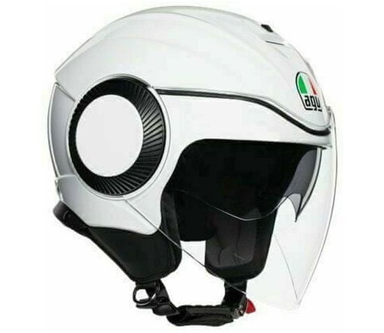 AGV Helma na moto ORBYT E2205 SOLID PEARL WHITE