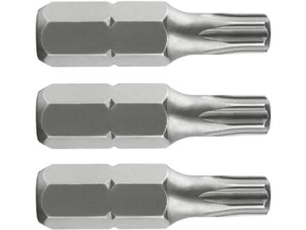 KITO Hrot TORX 4741430 hrot TORX sada 3ks, T 30x25mm, S2, FORTUM- , hrot TORX sada 3ks, T 30x25mm, S2, FORTUM- , S2