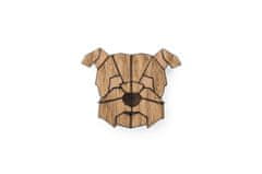 BeWooden drevená brošňa v tvare psa Heřman Brooch univerzálna