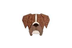 BeWooden drevená brošňa v tvare psa Boxer Brooch univerzálna