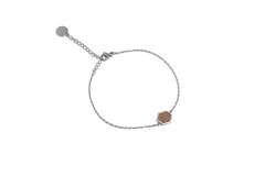 BeWooden dámsky náramok Argenti Hexagon Bracelet XS/S 14-18 cm