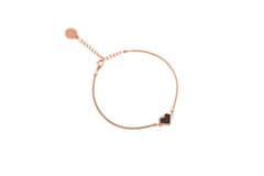 BeWooden dámsky náramok Rose Bracelet Heart S/M 17-21 cm