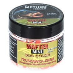 Jaxon Wafter mini Duo 6mm method feeder jahoda / krém 15g