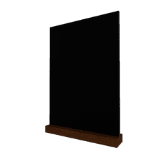 Allboards Černá křídová oboustranná tabule na stůl - A5 sada 4 ks se stojany,KPL-TBA5