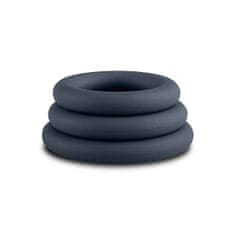 Boners Boners 3-Piece Cock Ring Set (Grey)