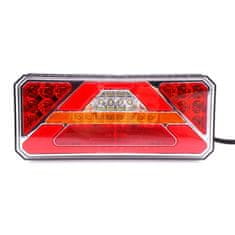 motoLEDy LED trojuholníková lampa, dynamický smer L + R, 12-24V