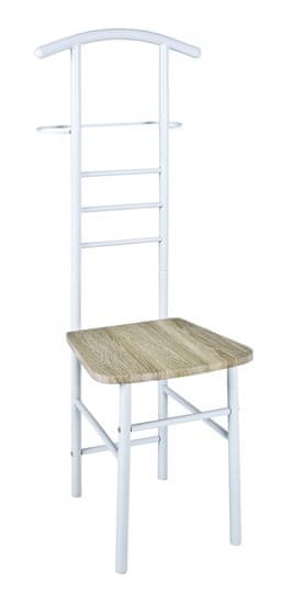 Mørtens Furniture Nemý sluha Dina, 119 cm, biela