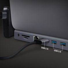 Yenkee univerzální dockovací stanice YTC 1101 USB-C