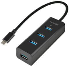 AXAGON HUE-S2C Type-C 4x USB3.0 CHARGING hub, microUSB nap. konektor