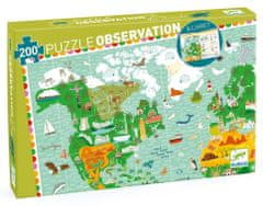 Djeco Puzzle Observation: Okolo sveta 200 dielikov