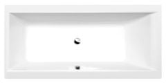POLYSAN , CLEO obdĺžniková vaňa 160x75x48cm, biela, 93611