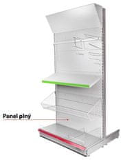 Strend Pro Panel Racks H05 1250x400x0.6 mm, plný *L*