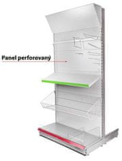 Strend Pro Panel Racks H03 1250x400x1.0 mm, perforovaný *L*