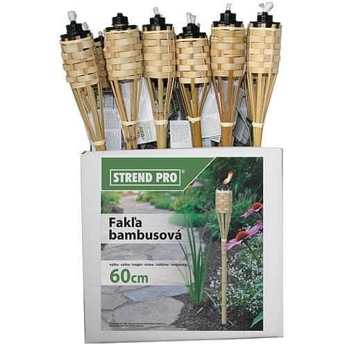 Strend Pro Fakľa BT-MB060 • 0600 mm, bambusová, prepletaná