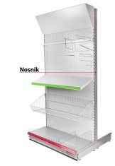 Strend Pro Nosnik Racks H01 1509x80x30x2.5 mm