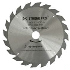 Strend Pro Kotúč Strend Pro SuperSaw NW 250x3,2x30 20T, na drevo, pílový, SK plátky