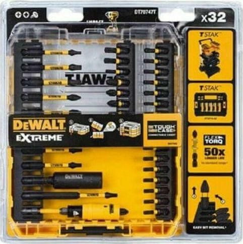 Dewalt Flextorq Koncová Sada 32 Kusov.