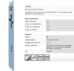 Bosch Šabľový pílový list S1122Bf 225Mm Kov /5Szt