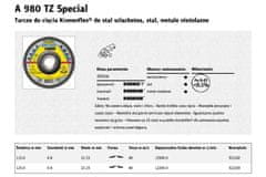 KLINGSPOR Klingspor Kotúč na rezanie kovov 125Mm X 0,8Mm A980 Tz Special